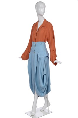 Lot 94 - A John Galliano viscose ensemble, Spring-Summer, 1987