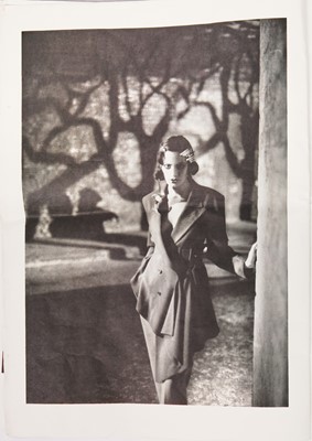 Lot 106 - A John Galliano complete bias-cut evening gown look, 'Hairclips' collection, Autumn-Winter, 1988-89