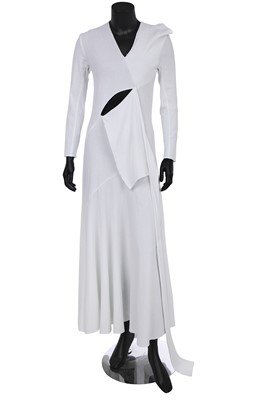 Lot 109 - A John Galliano white bias-cut dress, 'Charles James' collection, Spring-Summer 1989