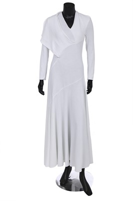 Lot 109 - A John Galliano white bias-cut dress, 'Charles James' collection, Spring-Summer 1989