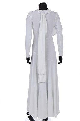 Lot 109 - A John Galliano white bias-cut dress, 'Charles James' collection, Spring-Summer 1989