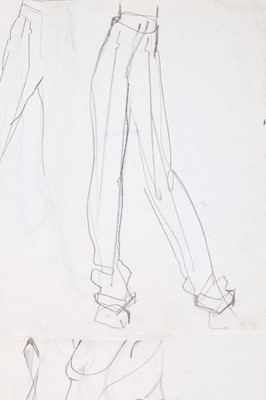 Lot 116 - A group of Julie Verhoeven for John Galliano fashion sketches, 'Honcho Woman' collection, Spring-Summer 1991