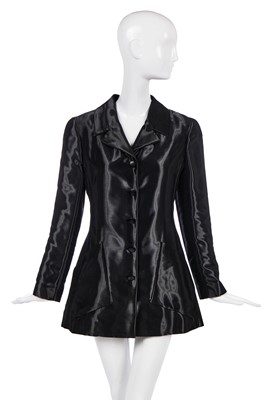 Lot 161 - A Chanel shiny gun-metal-black jacket, Autumn-Winter 2000-2001