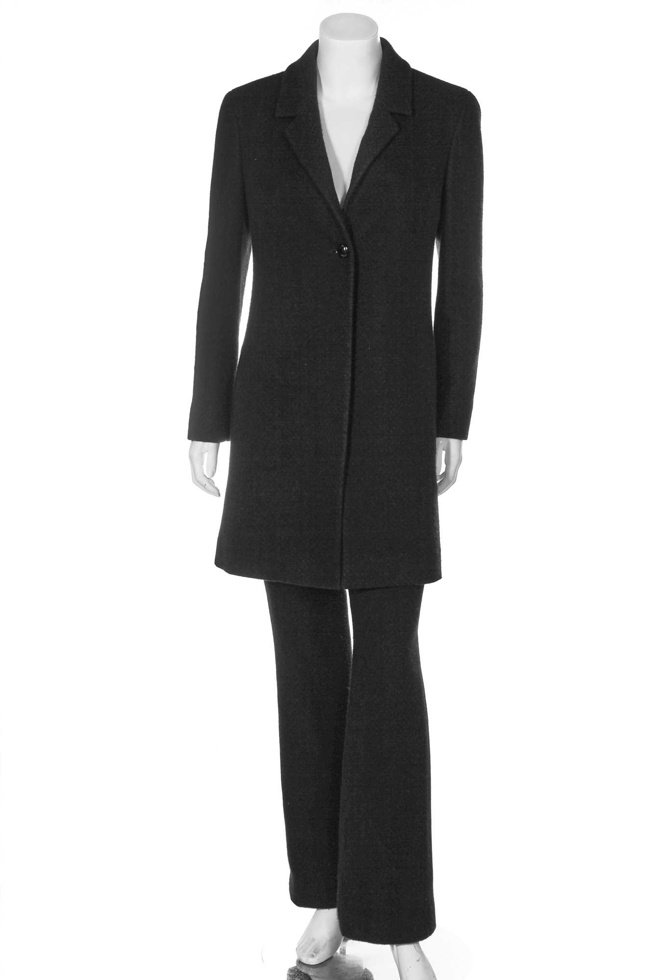 Lot 6 - A Chanel ink-blue cashmere suit, Autumn-Winter 2000-01