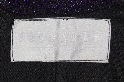 Lot 102 - Mystic Meg's bespoke Isabell Kristensen royal-purple sleeved-cloak, circa 1995