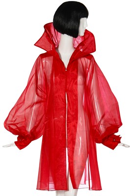 Lot 96 - Mystic Meg's bespoke Isabell Kristensen red satin gown, circa 1995