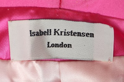 Lot 105 - Mystic Meg's bespoke Isabelle Kristensen Barbie-pink tulle sleeved-cloak, circa 1995