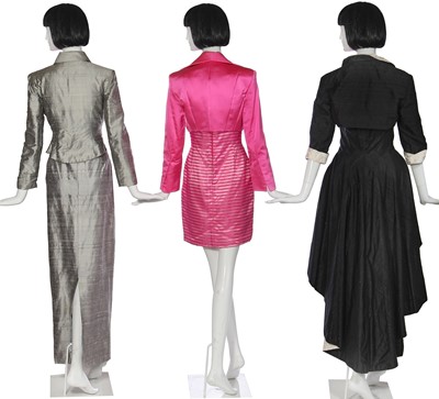 Lot 105 - Mystic Meg's bespoke Isabelle Kristensen Barbie-pink tulle sleeved-cloak, circa 1995