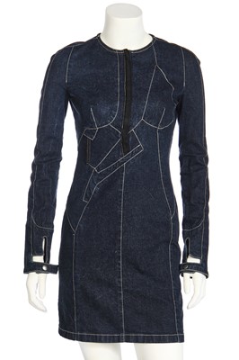 Lot 73 - A Hussein Chalayan denim minidress, circa 2001