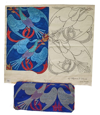 Lot 75 - George Barbier original design for 'Le Rameau d'Olivier', 1918