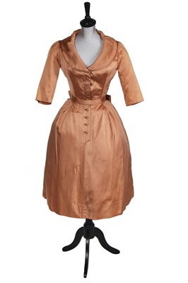 Lot 103 - A Christian Dior London cocktail ensemble, circa 1954