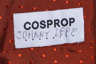 Lot 4 - Johnny Depp's costume as the 2nd Earl of Rochester in the film 'The Libertine', 2004
