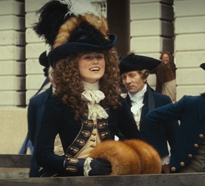 Lot 7 - Keira Knightley's costume as Georgiana, Duchess of Devonshire in the film 'The Duchess', 2008