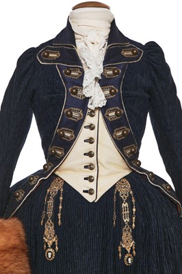 Lot 7 - Keira Knightley's costume as Georgiana, Duchess of Devonshire in the film 'The Duchess', 2008
