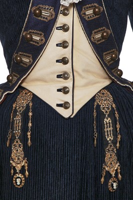 Lot 7 - Keira Knightley's costume as Georgiana, Duchess of Devonshire in the film 'The Duchess', 2008