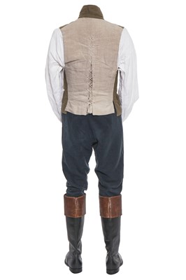 Lot 9 - Aidan Turner's costume as Ross Poldark for the TV series 'Poldark' 2016-2019