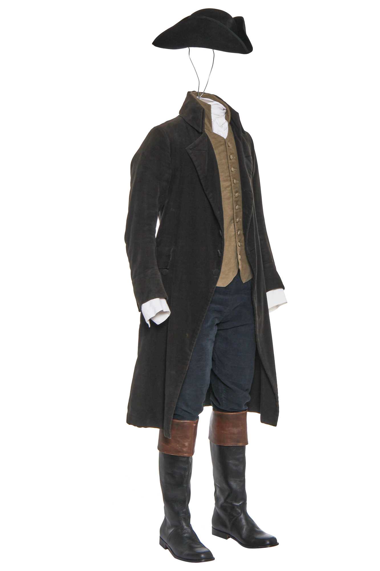 Lot 9 - Aidan Turner's costume as Ross Poldark for the TV series 'Poldark' 2016-2019