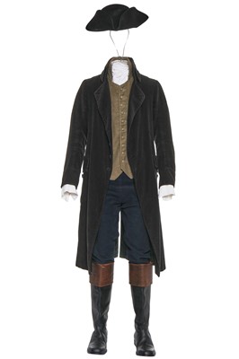 Lot 9 - Aidan Turner's costume as Ross Poldark for the TV series 'Poldark' 2016-2019