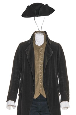 Lot 9 - Aidan Turner's costume as Ross Poldark for the TV series 'Poldark' 2016-2019
