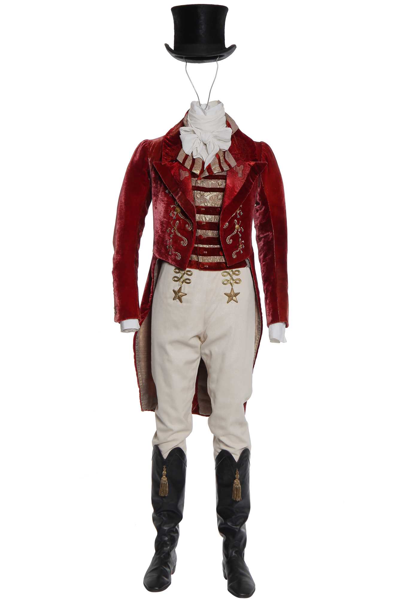 Lot 29 - Johnny Depp's costume as Sir J.M Barrie/ Circus Ringmaster in the film 'Finding Neverland', 2004