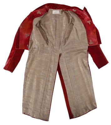 Lot 29 - Johnny Depp's costume as Sir J.M Barrie/ Circus Ringmaster in the film 'Finding Neverland', 2004