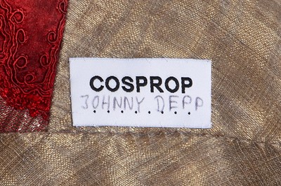 Lot 29 - Johnny Depp's costume as Sir J.M Barrie/ Circus Ringmaster in the film 'Finding Neverland', 2004