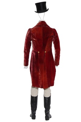 Lot 29 - Johnny Depp's costume as Sir J.M Barrie/ Circus Ringmaster in the film 'Finding Neverland', 2004