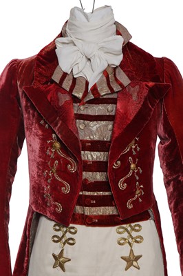 Lot 29 - Johnny Depp's costume as Sir J.M Barrie/ Circus Ringmaster in the film 'Finding Neverland', 2004