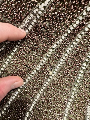Lot 45 - Laura Carmichael's 1920s beaded flapper dress worn in the role of Lady Edith in TV series 'Downton Abbey, 2014