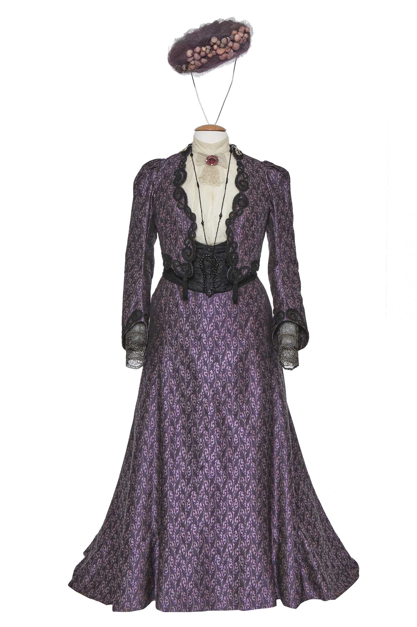 Lot 36 - Dame Maggie Smith's costume as Violet, Dowager Countess of Grantham in 'Downton Abbey, 2010
