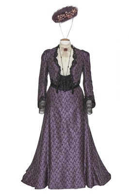 Lot 36 - Dame Maggie Smith's costume as Violet, Dowager Countess of Grantham in 'Downton Abbey, 2010