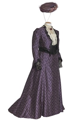 Lot 36 - Dame Maggie Smith's costume as Violet, Dowager Countess of Grantham in 'Downton Abbey, 2010