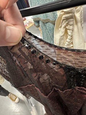 Lot 43 - Elizabeth McGovern's costume as Cora, Countess of Grantham in the TV series 'Downton Abbey', 2012