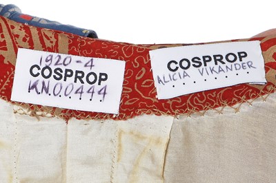 Lot 47 - Alicia Vikander's costume as Gerda Wegener in the film 'The Danish Girl', 2015
