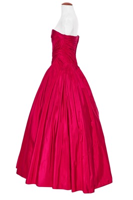 Lot 63 - Madonna's Christian Dior silk taffeta ball gown circa 1953, worn in the role of Eva Peron in the film 'Evita', 1996