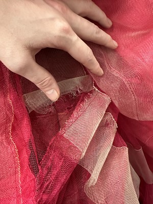 Lot 63 - Madonna's Christian Dior silk taffeta ball gown circa 1953, worn in the role of Eva Peron in the film 'Evita', 1996