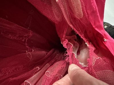 Lot 63 - Madonna's Christian Dior silk taffeta ball gown circa 1953, worn in the role of Eva Peron in the film 'Evita', 1996