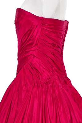 Lot 63 - Madonna's Christian Dior silk taffeta ball gown circa 1953, worn in the role of Eva Peron in the film 'Evita', 1996