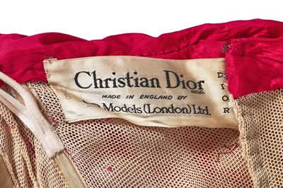 Lot 63 - Madonna's Christian Dior silk taffeta ball gown circa 1953, worn in the role of Eva Peron in the film 'Evita', 1996
