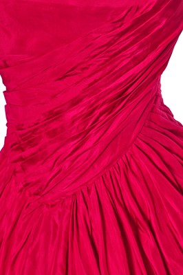 Lot 63 - Madonna's Christian Dior silk taffeta ball gown circa 1953, worn in the role of Eva Peron in the film 'Evita', 1996