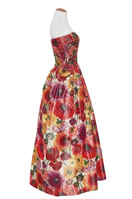 Lot 69 - A beaded taffeta ball gown attributed to Jacques Heim, late 1950s, used in the film 'Evita' 1996