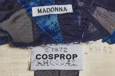 Lot 68 - Madonna's stage costume as Eva Peron in the film 'Evita', 1996
