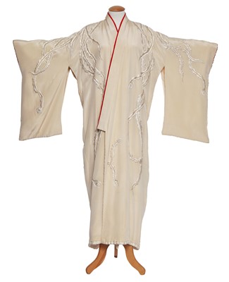 Lot 34 - Emma Hall's embroidered kimono, Japanese, 1910-20, worn in the role of Sylvia Tietjens in the TV series 'Parade's End', 2012