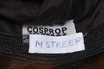 Lot 35 - Meryl Streep's hat, worn as Baroness Karen Blixen in the film 'Out Of Africa', 1984