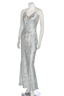 Lot 71 - A Versace printed silk satin dress, modern