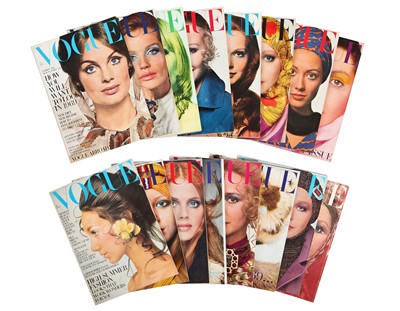 Lot 50 - British Vogue, 1969, complete run
