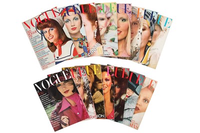 Lot 53 - British Vogue, 1972, complete run