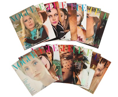 Lot 54 - British Vogue, 1973, complete run