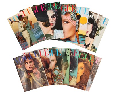 Lot 55 - British Vogue, 1974, complete run