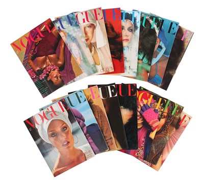 Lot 56 - British Vogue, 1975, complete run